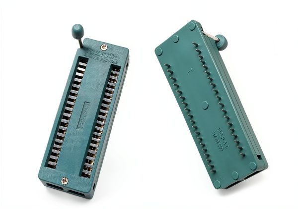 RLECS 40 Pin ZIF DIP Tester IC Test Socket Green 2‑Piece Set-6