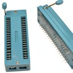 RLECS 40 Pin ZIF DIP Tester IC Test Socket Green 2‑Piece Set-0