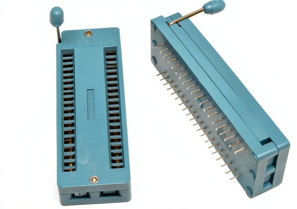 RLECS 40 Pin ZIF DIP Tester IC Test Socket Green 2‑Piece Set-0
