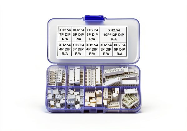 JST-XH 2.5 DIP Header 2.54mm Right Angle Kit 2-12 Pin-0