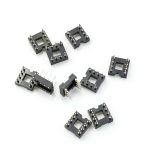 IC Socket TAODAN 10pcs 2.54mm Pitch 8 Pin DIP Soldering Adapter Black-0