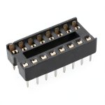 uxcell 30 Pcs 16 Pin 2.54mm DIP IC Socket Solder Type Adaptors-0