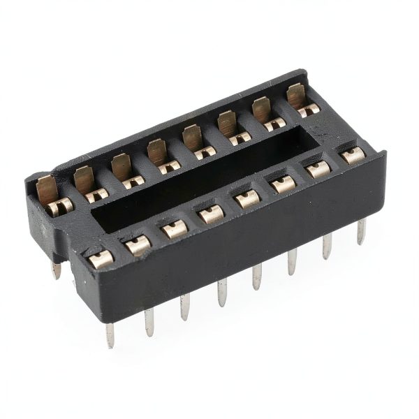 uxcell 30 Pcs 16 Pin 2.54mm DIP IC Socket Solder Type Adaptors-0