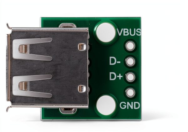 USB Type A Female Board 10Pcs Walfront 2.54mm 4‑Pin DIP Socket-1