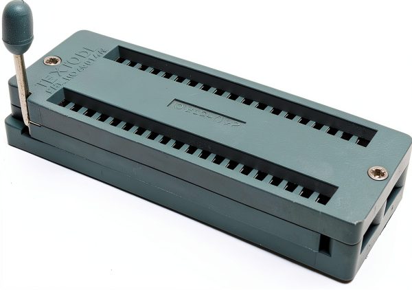 RLECS 40 Pin ZIF DIP Tester IC Test Socket Green 2‑Piece Set-4
