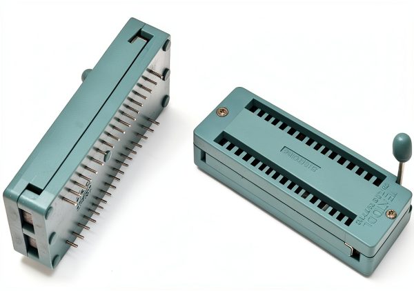 RLECS 40 Pin ZIF DIP Tester IC Test Socket Green 2‑Piece Set-1