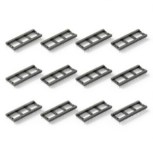 DIP IC Socket Adapter MECCANIXITY 40 Pin 2.54mm Pitch 12 Pack-0