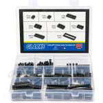 Glarks 122pcs 2.54mm Pitch DIP IC Socket Kit – 6 to 40 Pin Assortment-0