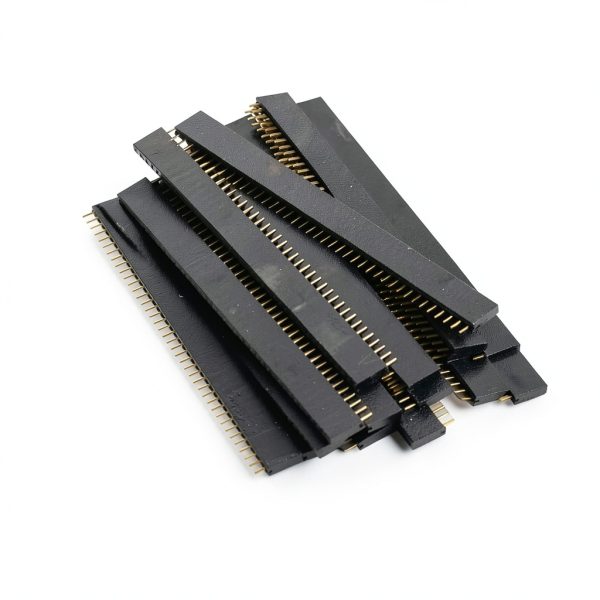 20PCS Single Row Straight Female Pin Socket Pin Header Connector Pin Strip 2.54mm Spacing for PCB Board Shield-1
