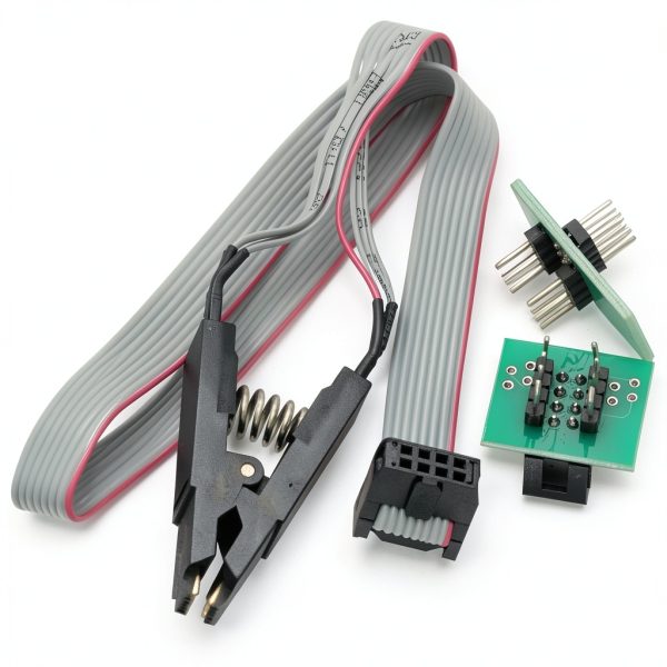SOIC8 SOP8 Test Clip for EEPROM 93/25 /24Cx in-Circuit Programming + 2-1