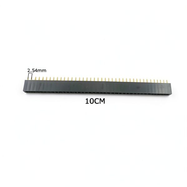 20PCS Single Row Straight Female Pin Socket Pin Header Connector Pin Strip 2.54mm Spacing for PCB Board Shield-2