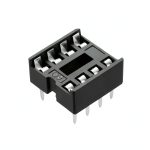 uxcell 20pcs DIP IC Chip Socket Adaptor 2.54mm Pitch Dual Row 8 Pin-0
