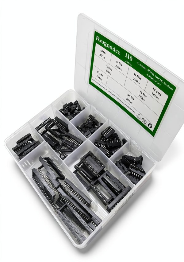 2.54mm Pitch DIP IC Sockets Set 110pcs Raogoodcx 6-40 Pin-6