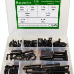 2.54mm Pitch DIP IC Sockets Set 110pcs Raogoodcx 6-40 Pin-0