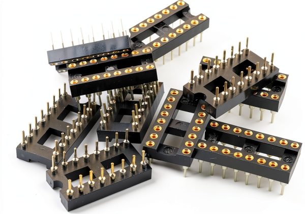 TAODAN IC Socket 10PCS 2.54mm Pitch 16‑Way DIP Soldering Adapter-3