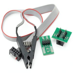 SOIC8 SOP8 Test Clip for EEPROM 93/25 /24Cx in-Circuit Programming + 2-0