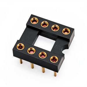 20pcs Gold Plated DIP-8 8‑Pin Flat Pin Sockets Adapter by Bridgold-0