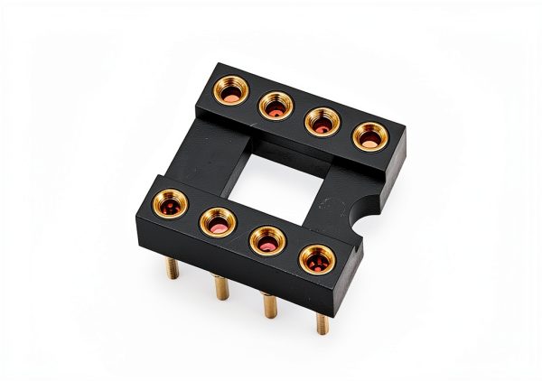 20pcs Gold Plated DIP-8 8‑Pin Flat Pin Sockets Adapter by Bridgold-0