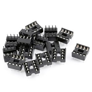 Uxcell DIP IC Socket 8-Pin Dual Row 2.54mm Pitch a15080400ux1059 15pcs-0
