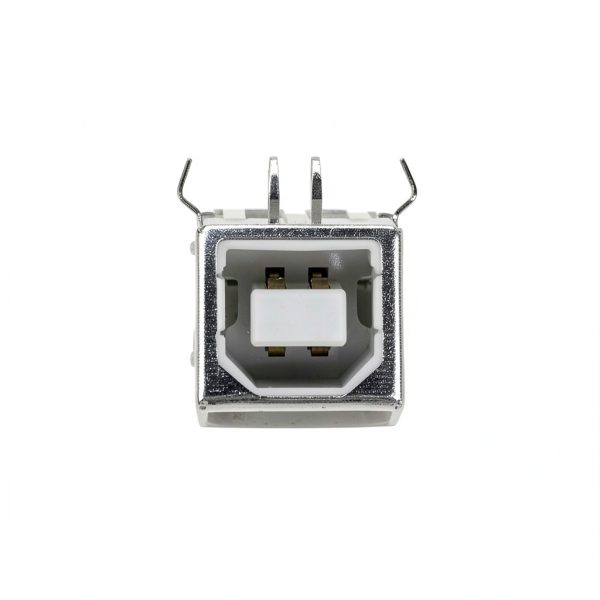 USB Female Type-B Port 4-Pin Right Angle PCB DIP Jack Socket-White 10 Pack by MXRS-2