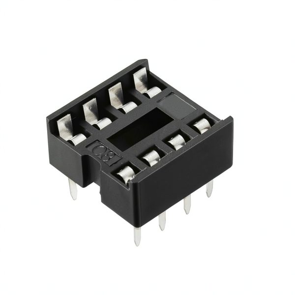 uxcell 20pcs DIP IC Chip Socket Adaptor 2.54mm Pitch Dual Row 8 Pin-2
