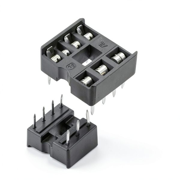 Generic DIP IC Socket Adapter 8 Pin 2.54mm Pitch for Breadboard PCB-3