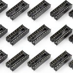 20Pcs DIP IC Chip Socket Adapter 2.54mm Pitch for Breadboard PCB-0