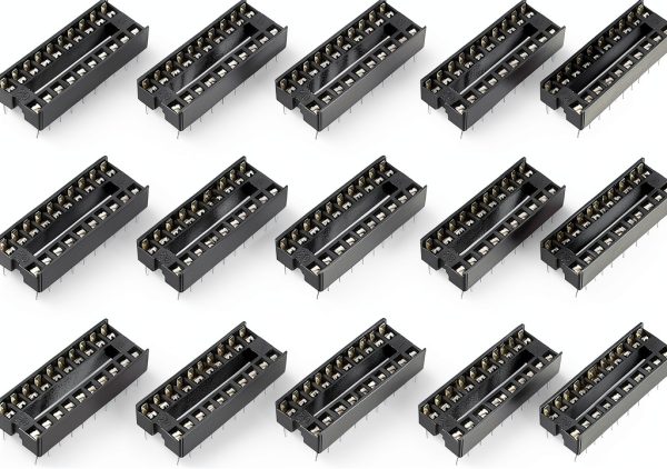 20Pcs DIP IC Chip Socket Adapter 2.54mm Pitch for Breadboard PCB-0