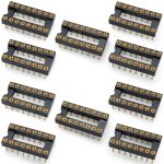 Gold Plated DIP IC Chip Socket Adapter 16 Pin Double Row by JJHXSM-0