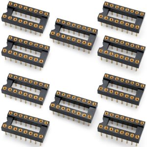 Gold Plated DIP IC Chip Socket Adapter 16 Pin Double Row by JJHXSM-0
